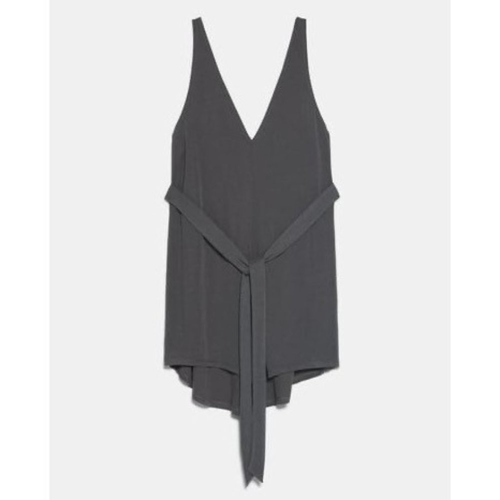 Zara Sleeveless Belted Romper
